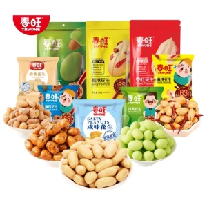 Nut&KernelSnacks Chunwang Factory Price Roasted Peanut Kernels Halal Foods Healthy Snacks