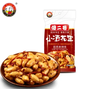 OEM Snack Food 105g Sharing Pack Intense Fiery Mala Beer Peanuts Ultra Spicy Chinese Roasted Snack