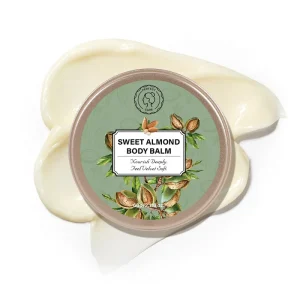 Oem/Odm Dry Skin Sweet Almond Oil Body Cream Moisturizing Nourishing Tightens Skin Shea Butter Shimmer Body Balm