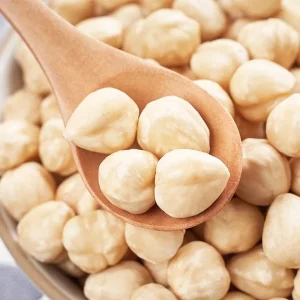 Organic Blanched & Roasted Hazelnut Kernels Shelled Hazelnuts Bulk Dried