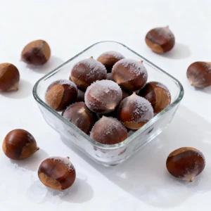Organic Frozen Chestnut Kernels Ready to Cook Export IQF