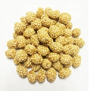 Organic Multi-Flavored Sesame-Coated Peanuts Nutritious and Delicious Dried Snack in Box Packaging Raw Food Grade