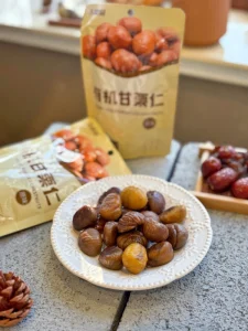 Organic Peeled Roasted Chestnuts Grade a 80g Liuyan Brand Snacks & Gifts Factory Price