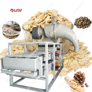 Pakistan Pine Nut Sheller Sunflower Seed Peeling Hulling Machine Hemp Peeler Decorticator Melon Seed Shelling Machine