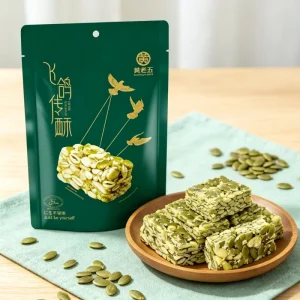 Peanut Pumpkin Seeds Candy Bars Zero Trans Fat High Protein Nutritious Sweet Semi Soft 168g Nut Snacks