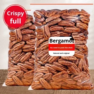 Pecan Nuts Raw Bagged Bulk Kernels Dried Shell less Longevity Original Flavor 500g Mainland China Leisure Snacks High quality