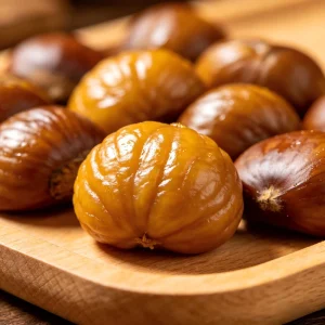 Peeled Roasted Chestnuts Healthy Leisure Snack for Office Break 100% Organic