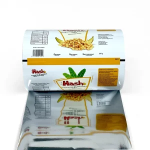 Plantains Chips Roll Film Moisture Proof Food Grade PE Stretch Wrap 10KGS MOQ Soft High Barrier Opaque Custom Color Plastic Film
