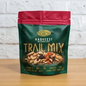 Premium Cantucci Glossy Laminate Resealable Zipper Oxygen Barrier Party 10oz Food Grade Stand up Pouch