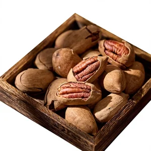Premium Easy to Crack Dried Pecan Nuts Roasted Unsalted Gourmet Snacks 500g Bag Anhui Fuli Hall 10 Months Shelf Life for Healthy