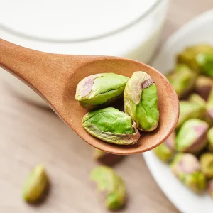 Premium Quality Sweet Pistachio Nuts Kernels with Almonds Hard Texture Natural Fruit Flavor 0.2kg Bulk Pack