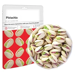 Primary Color Unbleached Dried Raw Salt Baked Pistachios 500g Large Grain Open Original Nut Snacks Bulk