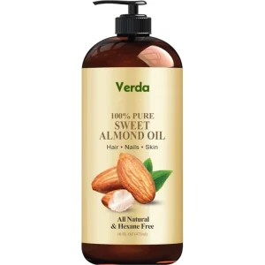 Private Label 100% Pure Sweet Almond Oil Soothing Rejuvenating Moisturizing Improve Scalp Health Body Massage Almond Seed Oil