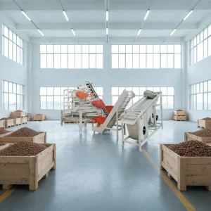 Professional Almond Shell Breaking Machine 3 Stage Almond Hazelnut Cracking Machine Almond Sheller Machine