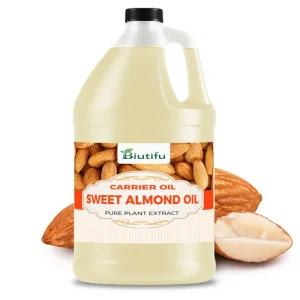 Pure Natural Sweet Almond Oil Cosmetic Grade Carrier Oil Bulk for Skin Moisturizing & Hair Care Nourishing