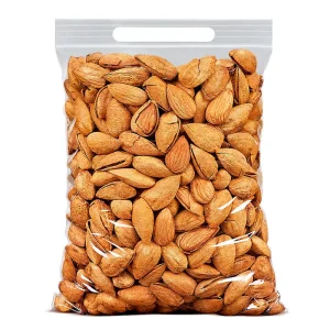 Raw Bulk Hand peeled Thin shelled Almonds Nut Milk Fragrant Large grain Dried 500g Bagged New Year Goods Small Snacks