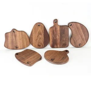 Rectangle Top North American Black Walnut Eco Friendly Easy to Clean 2cm Thick Wooden Cutting Boards for Kitchen