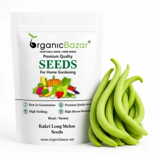 Retail Ready Kakri Long Melon Seeds With Custom Pouch Packaging for Ecommerce Garden Store Vegetable Seeds Packet