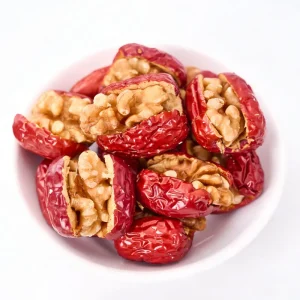 SFTRADING Air Dried Red Date Walnut Kernel Snacks Raw Processed Jujube Nuts Bulk Packaging 24 Months Shelf Life