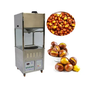 Smokeless Chestnut Stir Roasting Machine Pistachio Peanut Nut Roaster Processing Equipment Roasted Chestnuts Machine