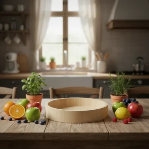 Solid Wood Pine Nut Plate Dish Creative Home Disposable Food Snack Candy Box for Back to School