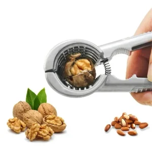 Stainless Steel Quick Nuts Cracker Kitchen Tools Chestnut Clip Walnut Pliers Clamp Nut Cracker Opener Metal Nutcrackers