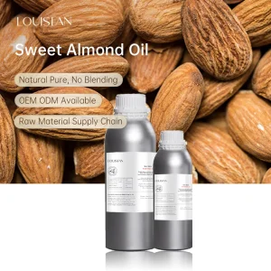 Sweet Almond Oil Organic Base Carrier Oil Facial Skin Care Moisturizing Cold Pressed Spanish Sweet Almond Oil 500ml