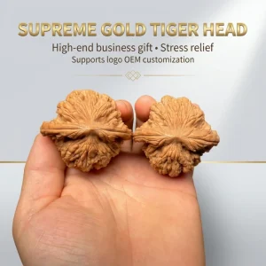 Thick Vein Big Tiger Head Walnuts Stress relief collectibles & business gifts oriental fingertip art custom service available