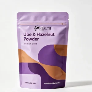Ube & Hazelnut Powder Blend Authentic Flavor for Baking & Beverages