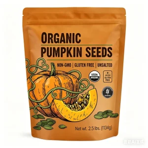 Unsalted Organic Pumpkin Seeds Gluten Free Vegan Healthy Superfood Nuts