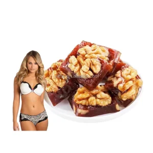 Walnut Nut Hawthorn Cake Walnut and Nut Preserved Sweet and Sour Taste Delicious Snack Hawthorn and Walnut Cake Nut Snacks